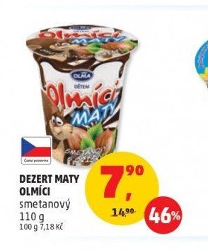 Dezert Maty Olmíci smetanový