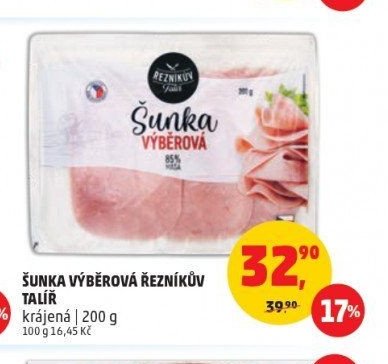 Šunka výběrová Řezníkův talíř