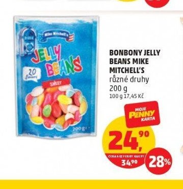 BONBONY JELLY BEANS MIKE MITCHELL'S 200 g