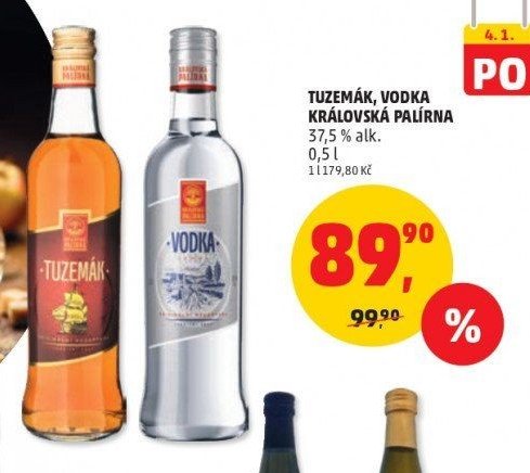 Tuzemák, Vodka Královská palírna