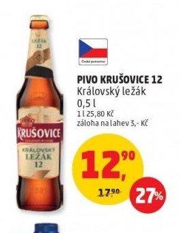 Pivo Krušovice 12
