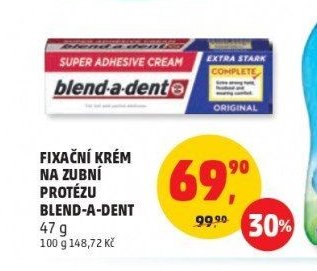 FIXAČNÍ KRÉM NA ZUBNÍ PROTÉZU BLEND-A-DENT