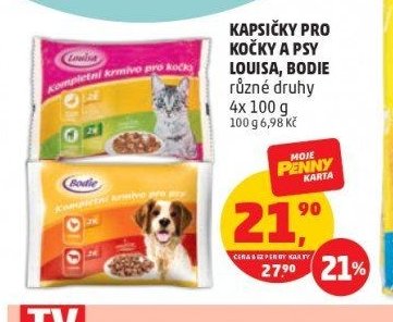 KAPSIČKY PRO KOČKY A PSY LOUISA, BODIE