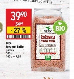 BIO červená čočka