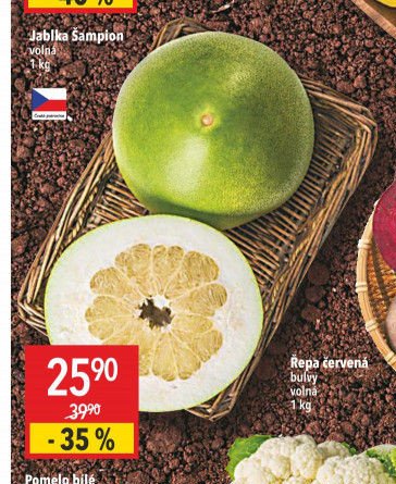 Pomelo bílé
