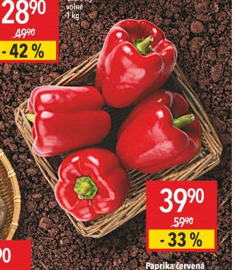 Paprika červená