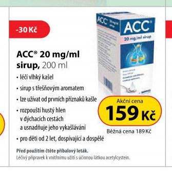 ACC 20 mg/ml sirup