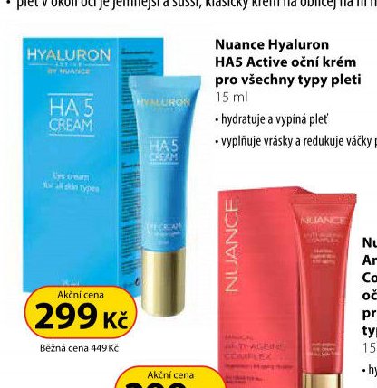 Nuance Hyaluron HA5 Active oční krém 15 ml
