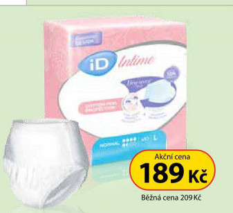 Inkontinenční kalhotky iD Pants Intime