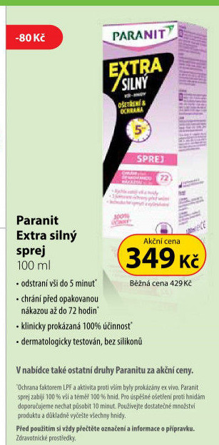 Sprej proti vším Extra Paranit