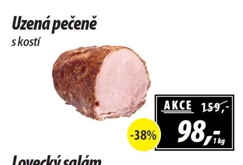 Uzená pečeně s kostí