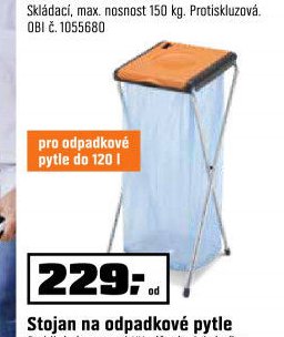 Stojan na odpadkové pytle