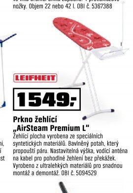 Prkno žehlicí „AirSteam Premium L“