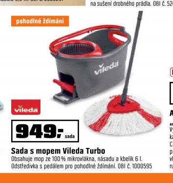 Sada s mopem Vileda Turbo