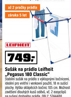 Sušák na prádlo Pegasus 180 Solid Leifheit