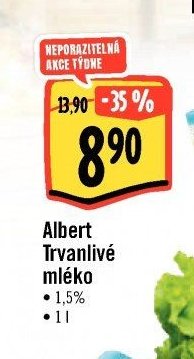 Albert Trvanlivé mléko