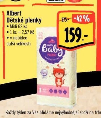 Albert Dětské plenky