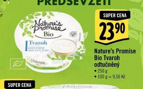 Nature's Promise Bio Tvaroh odtučněný