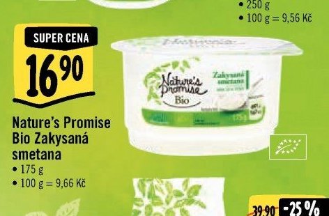Nature's Promise Bio Zakysaná smetana