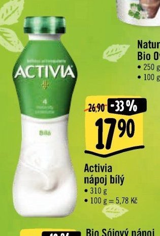 Activia nápoj bílý