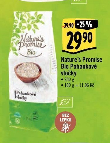 Nature's Promise Bio Pohankové vločky