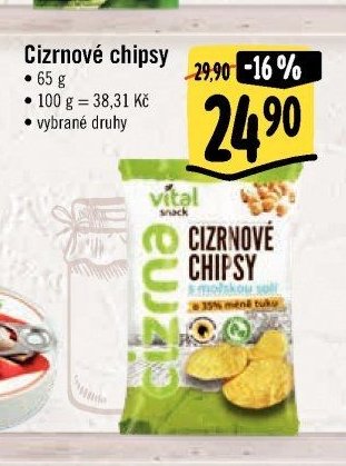Cizrnové chipsy