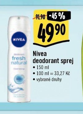 Nivea deodorant sprej
