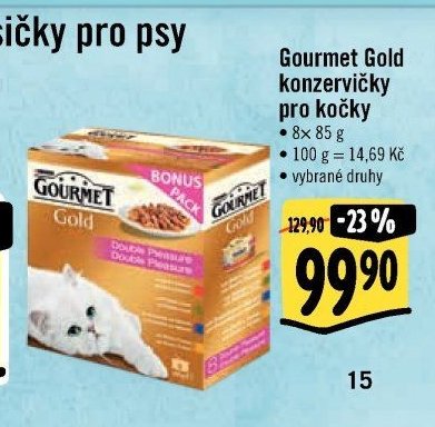 Gourmet Gold konzervičky pro kočky