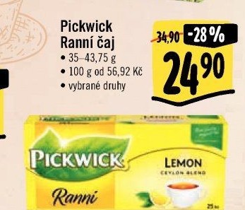 Čaj Ranní Pickwick
