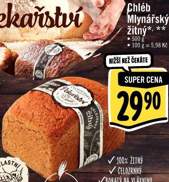 Chléb Mlynářský žitný Albert