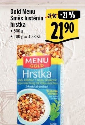 Hrstka Menu Gold