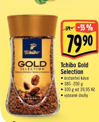 Instantní káva Tchibo Gold Selection