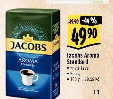 Mletá káva Jacobs Aroma Standard