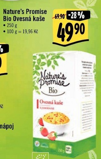 Ovesná kaše bio Nature'