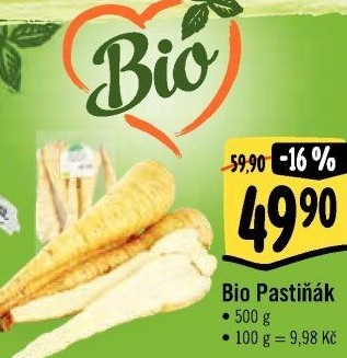 Pastinák bio