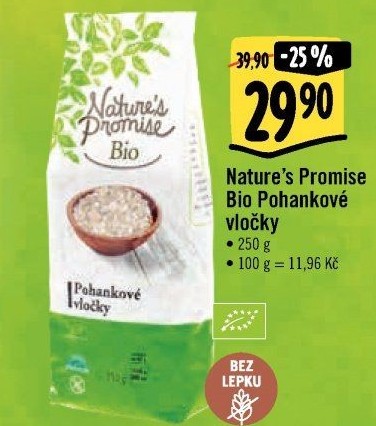 Pohankové vločky bio Nature'