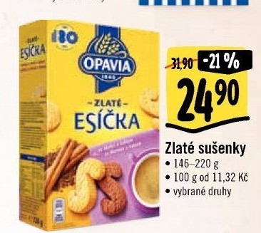 Sušenky Zlaté Opavia - boxy