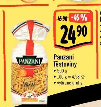 Těstoviny Panzani