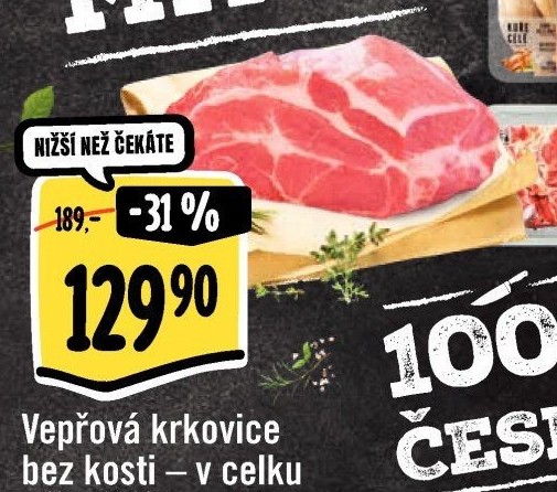 Vepřová krkovice bez kosti Albert