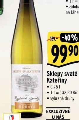 Vína Sklepy svaté Kateřiny