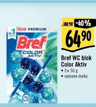 WC blok tuhý Color Aktiv Bref
