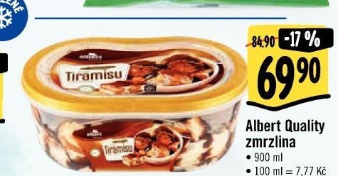 Zmrzlina ve vaničce Albert Quality