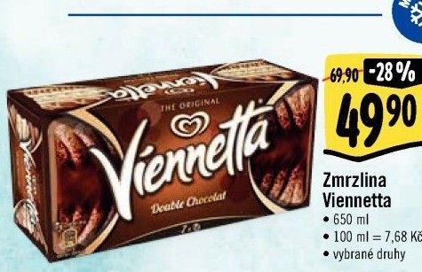 Zmrzlinová roláda Viennetta Algida