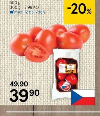 Tesco Rajčata soudková