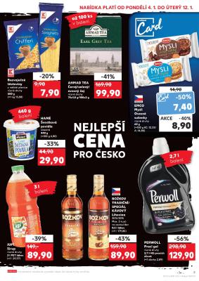 akční leták Kaufland 4.1.2021-12.1.2021
