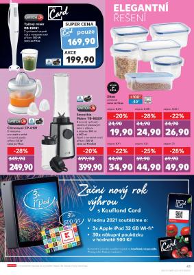 akční leták Kaufland 4.1.2021-12.1.2021