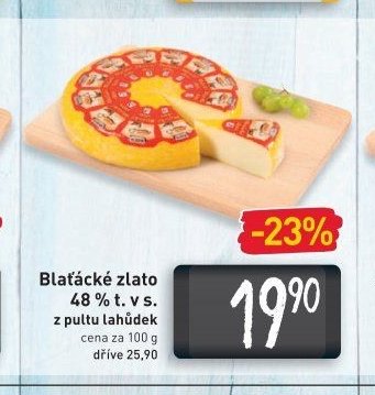 Blaťácké zlato 48 % t. v s. z pultu lahůdek