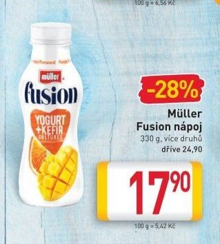 Müller Fusion nápoj