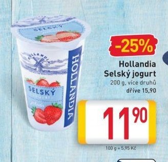 Hollandia Selský jogurt