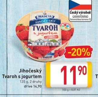 Jihočeský Tvaroh s jogurtem